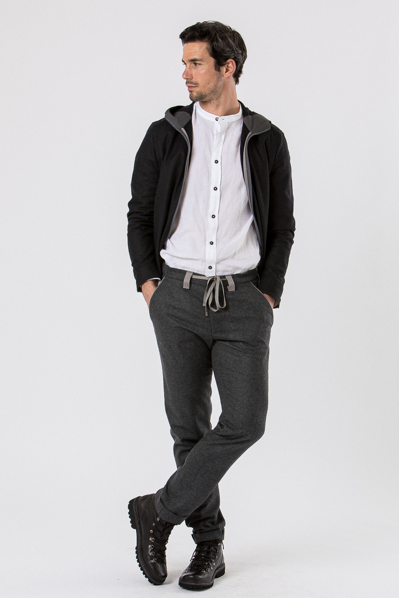 2964 Garmisch Trachtenhose Wildmoos grau