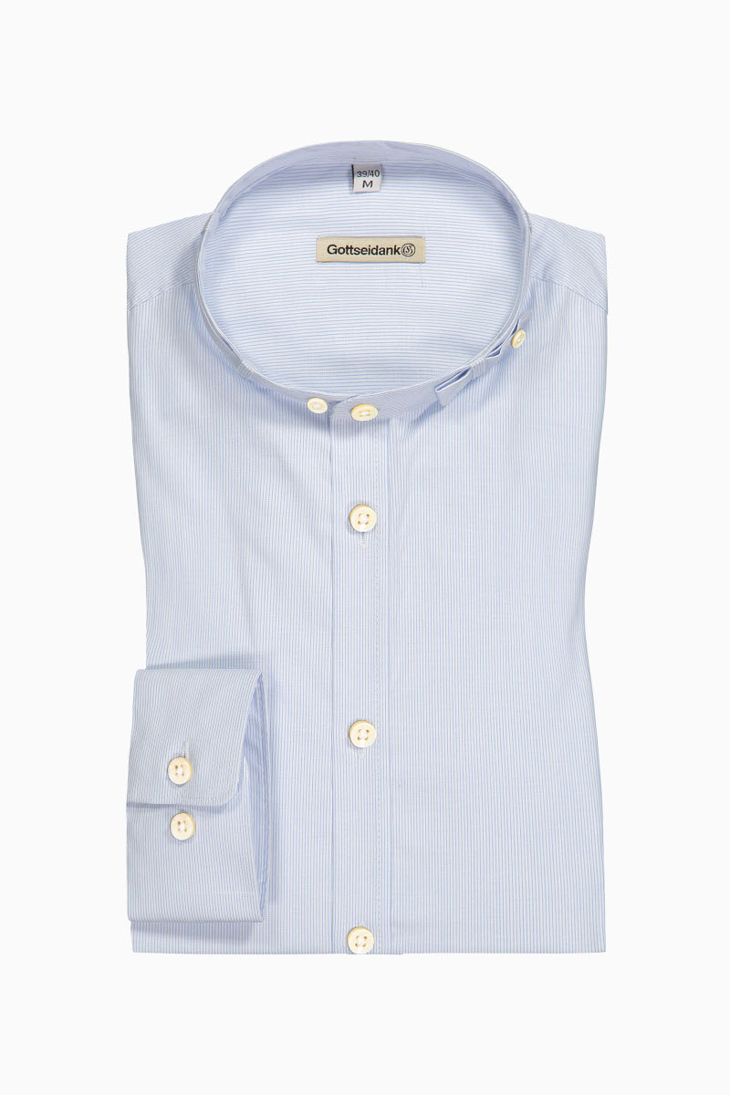 Trachtenhemd Lenz A000177-665 babyblau