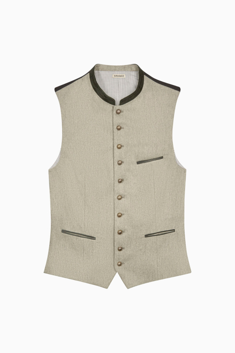 Trachtenweste Konstantin A004858-714 desert sage