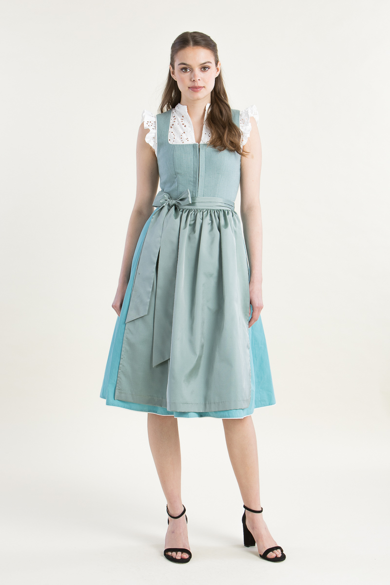 Dirndl Adri aus Leinen mint