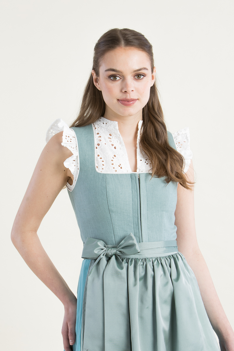 Dirndl Adri aus Leinen mint