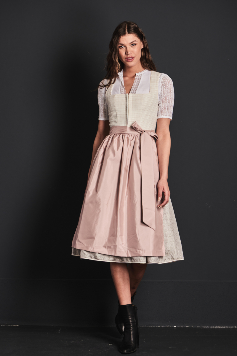 Dirndl Wanusa sand/rosé