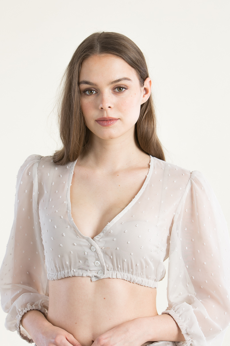 Dirndlbluse Lea puder