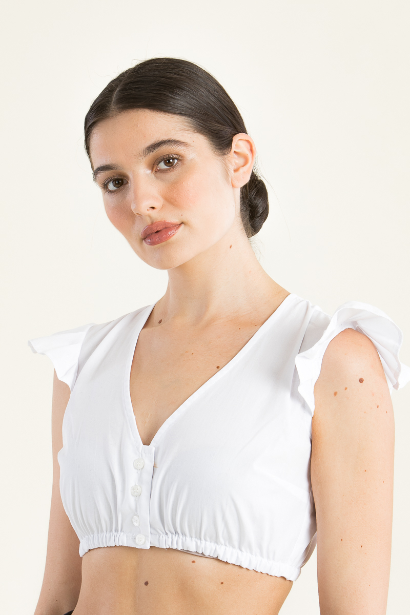 Dirndlbluse mit Flügelarm Kiki A24020-2