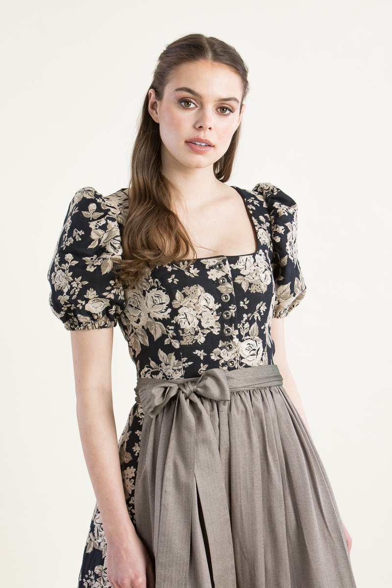 Ärmeldirndl Rosmarie blau