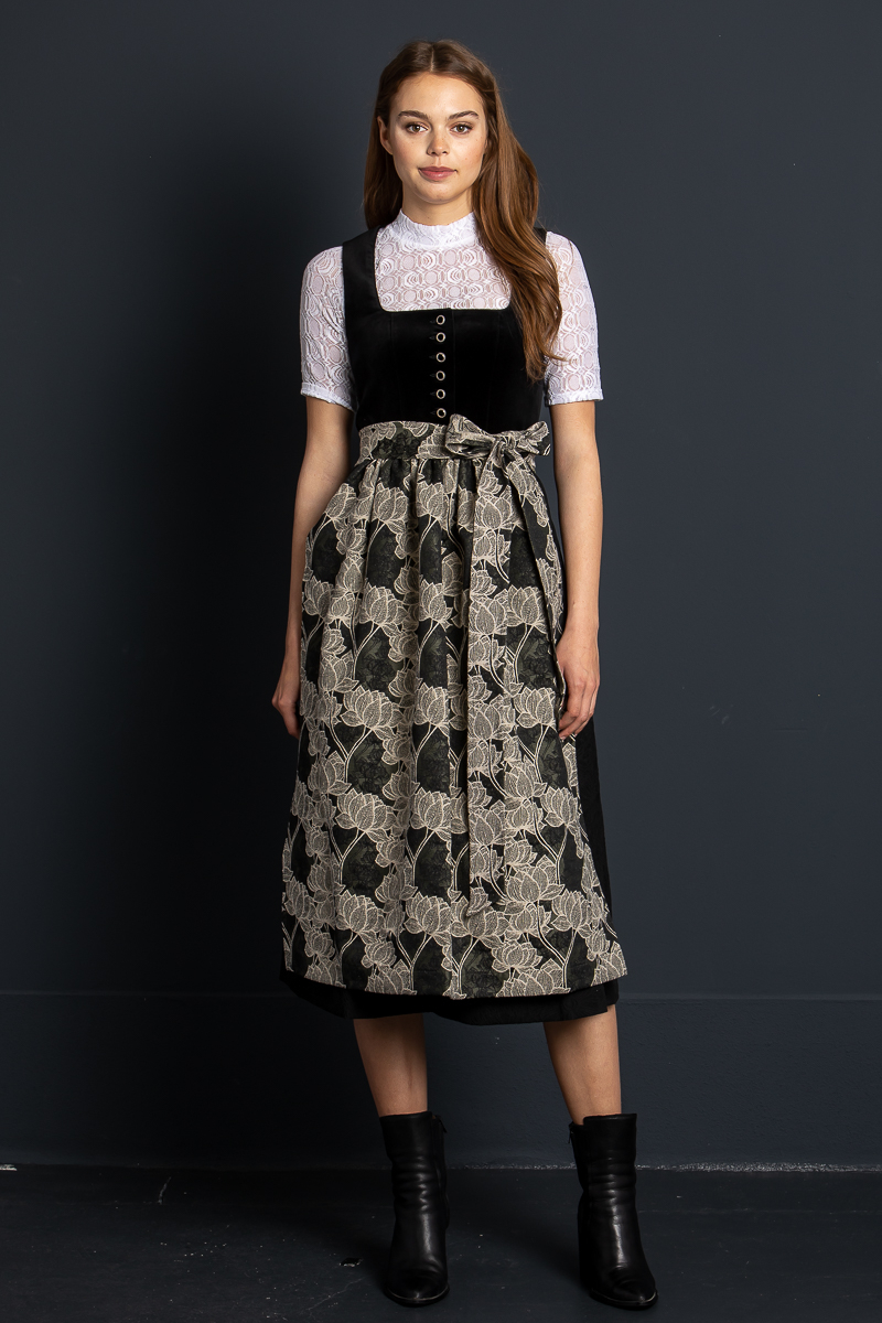 Almliebe Dirndl Wiesn Wunda schwarz 3