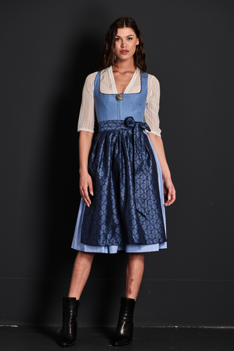Dirndl Fernanda kornblau
