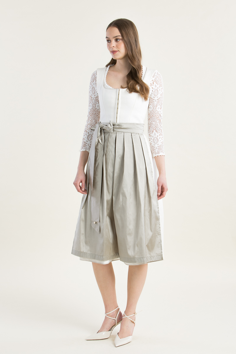 Dirndl Jula mit abnehmbarem Flügelarm ecru