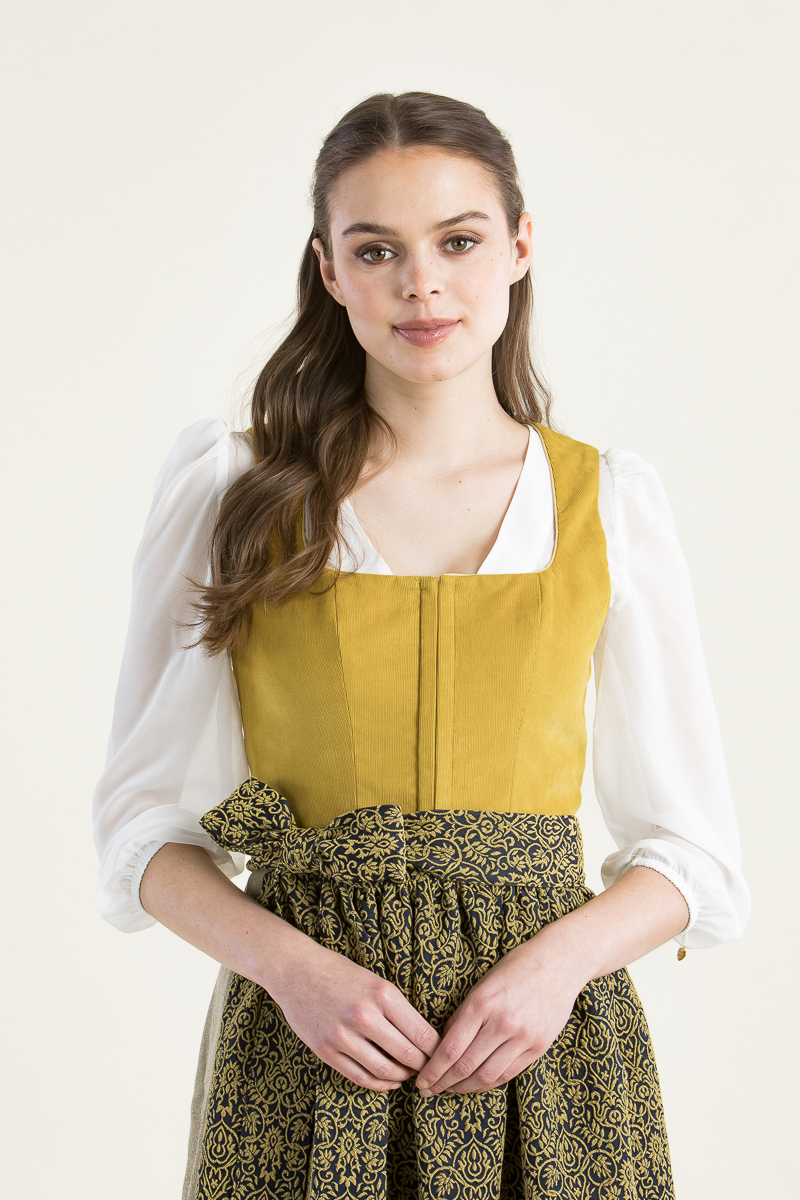Dirndlbluse Lou Chiffon weiß