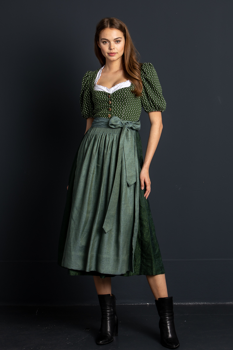 Dirndl Carolina K0768 tanne-mineral