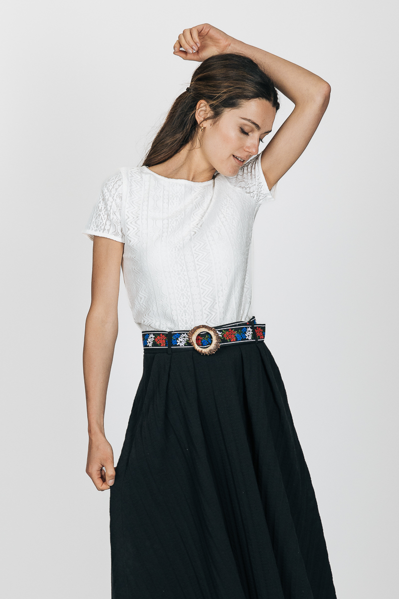 Blusenshirt 206359 ecru