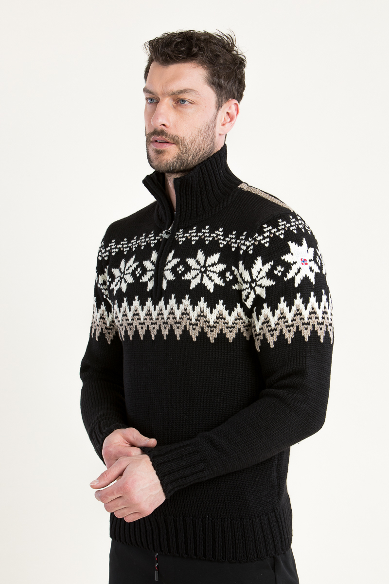 Norweger Pulli Myking Masc dunkelbraun 93141-F01