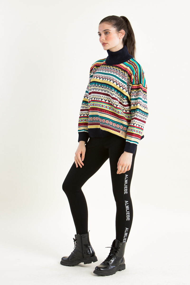 Norweger Pulli Utsira Feminine marine 95961-C00