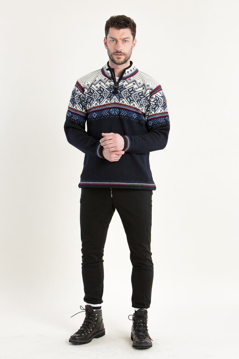 Norweger Pulli Vail Masc navy 90331-C