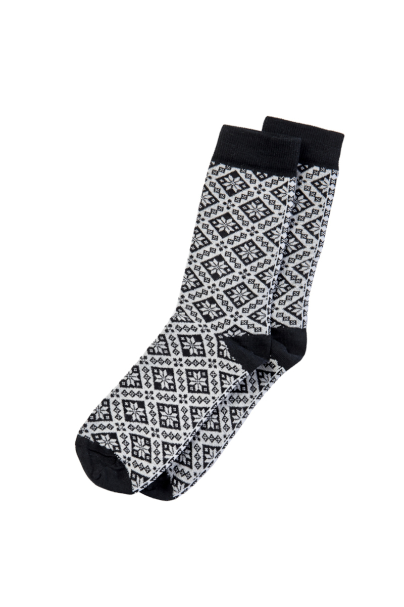Socken Bjoroy 50161-F00 black offwhite