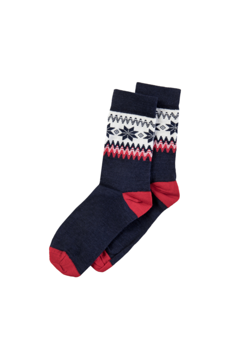 Socken Myking sock 50191-C00 navy red offwhite