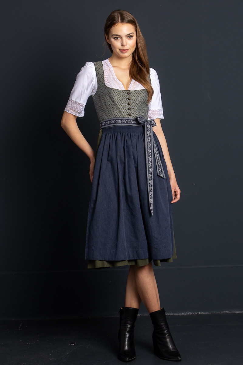 Dirndl Dorothea 2445-6256 blau