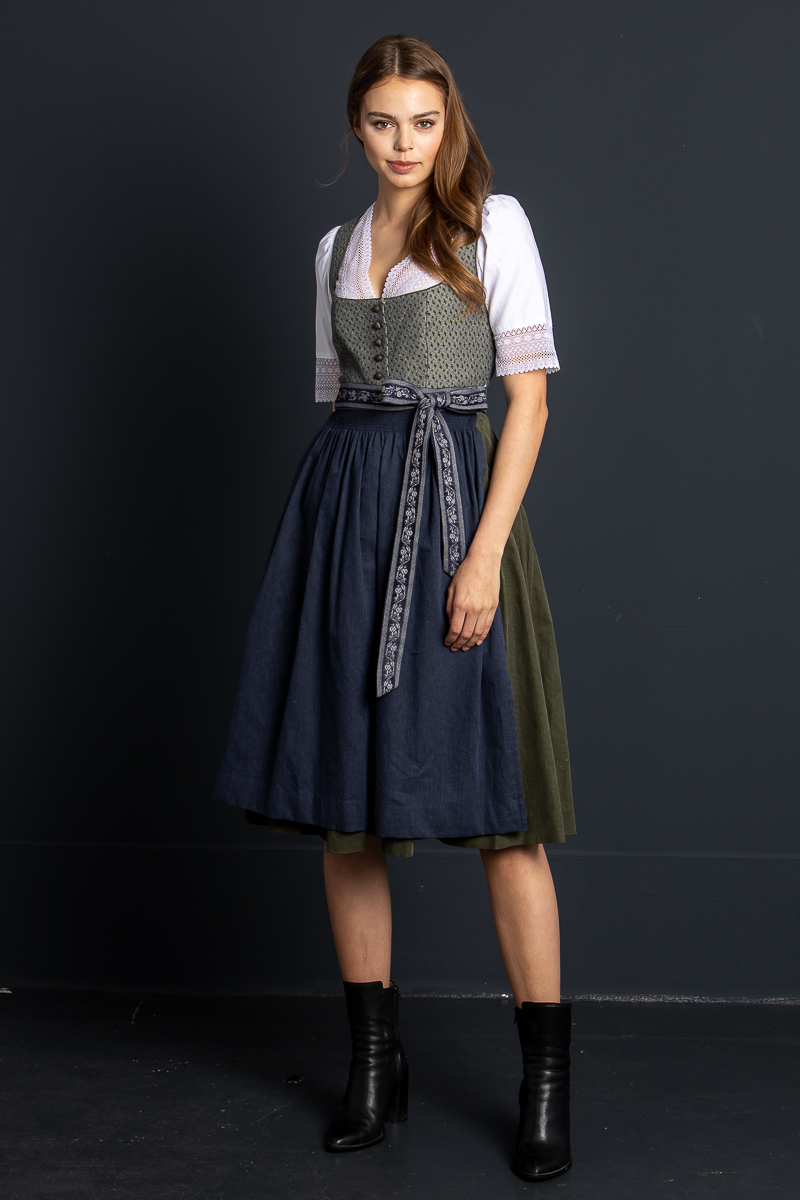 Dirndl Dorothea 2445-6256 blau