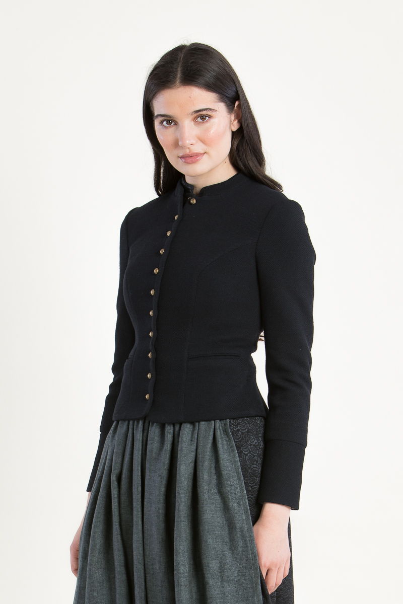 Trachtenjanker Barbara A003853-605 schwarzblau