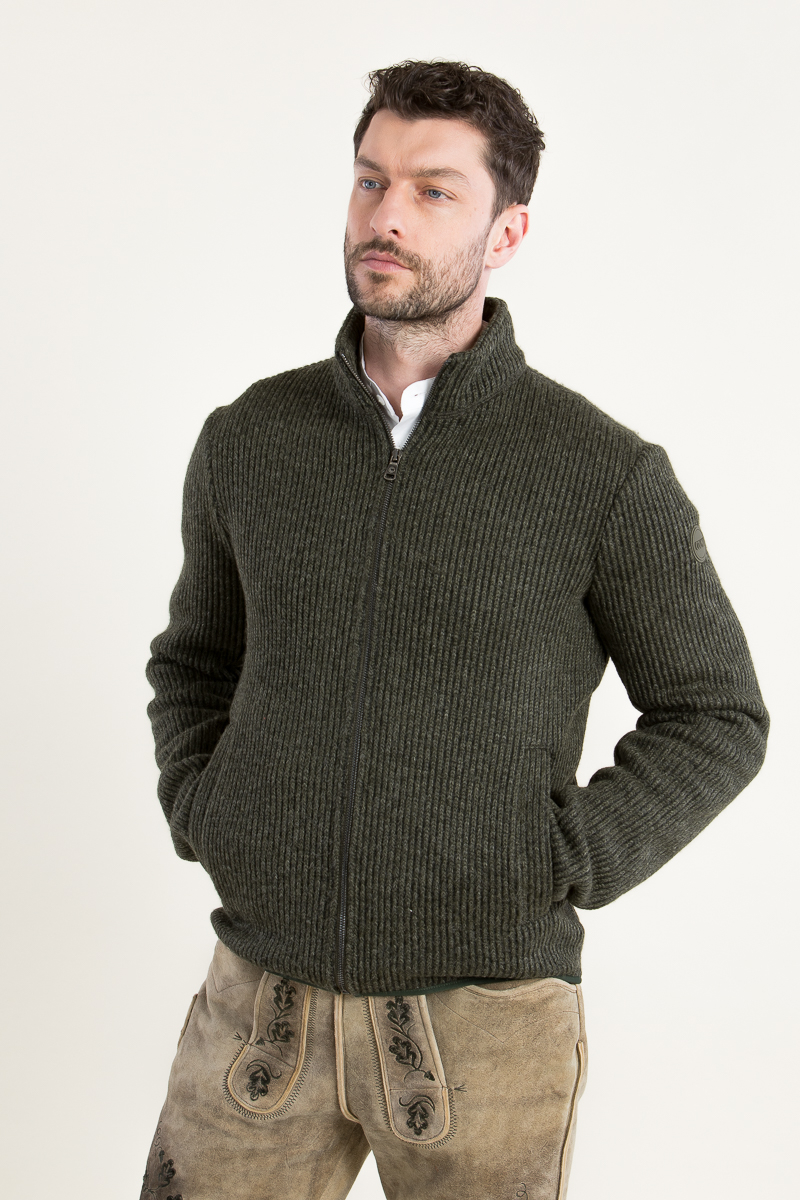 Strickjacke 4496-6679 oliv