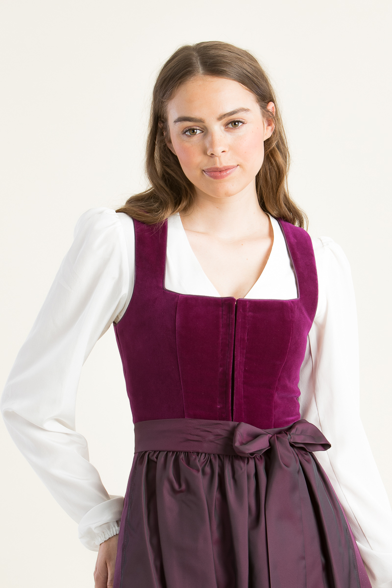 Dirndlbluse Lea A24524-2 weiß