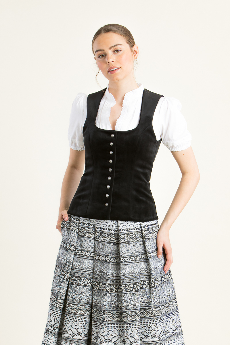 Dirndlbluse Grete weiß