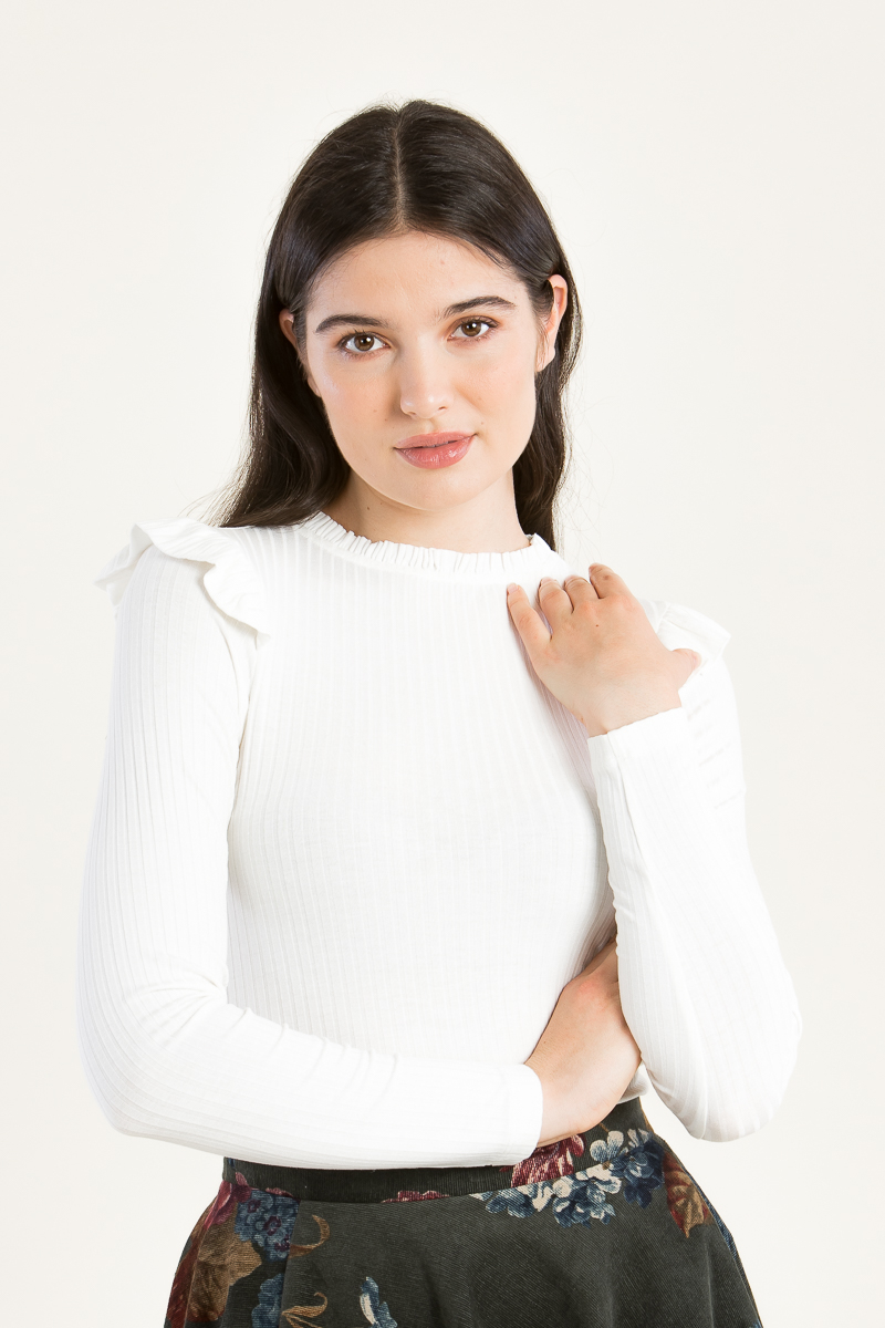 Trachtenshirt Liona 45114540-70 ecru