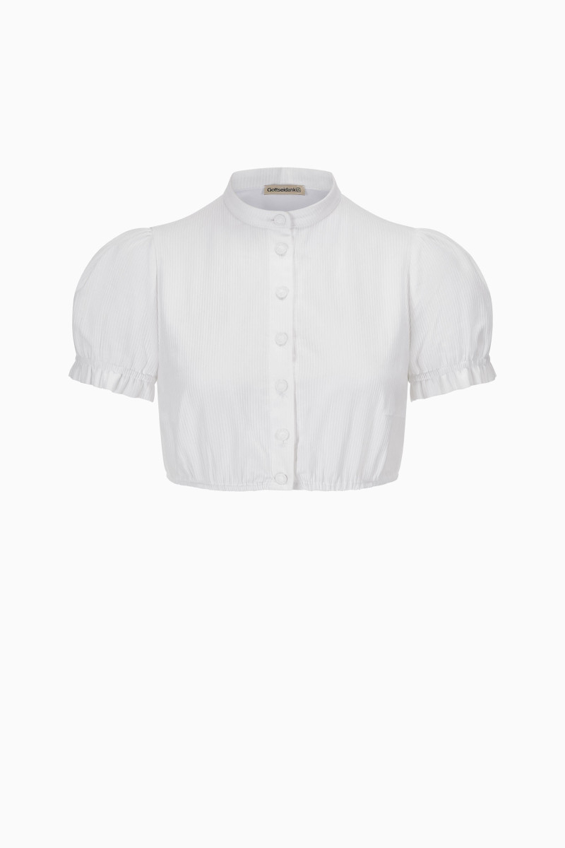 Dirndlbluse Franzi A003706-100 weiß