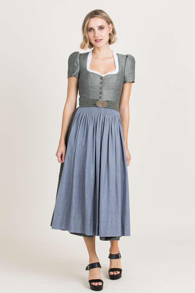 Dirndl Hanne K0822 894-585 grey green-lavendel