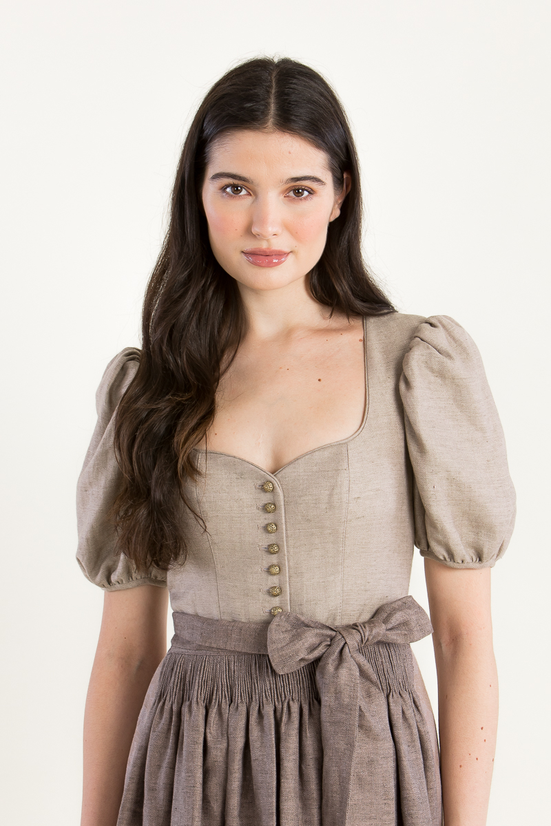 Dirndl mit Puffarm Lina K0882-433 rose dust