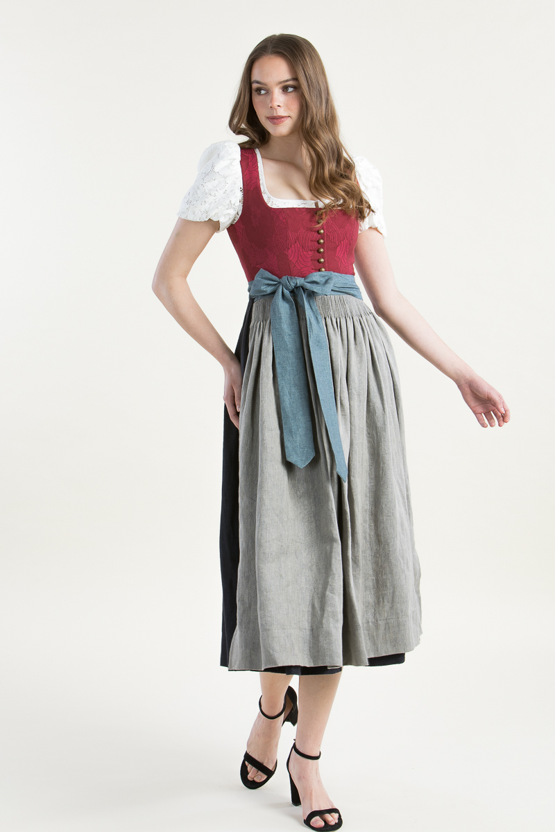 Dirndl Monika K0951-480-120 granatapfel-perlmutt