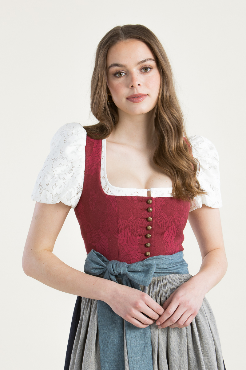 Dirndl Monika K0951-480-120 granatapfel-perlmutt