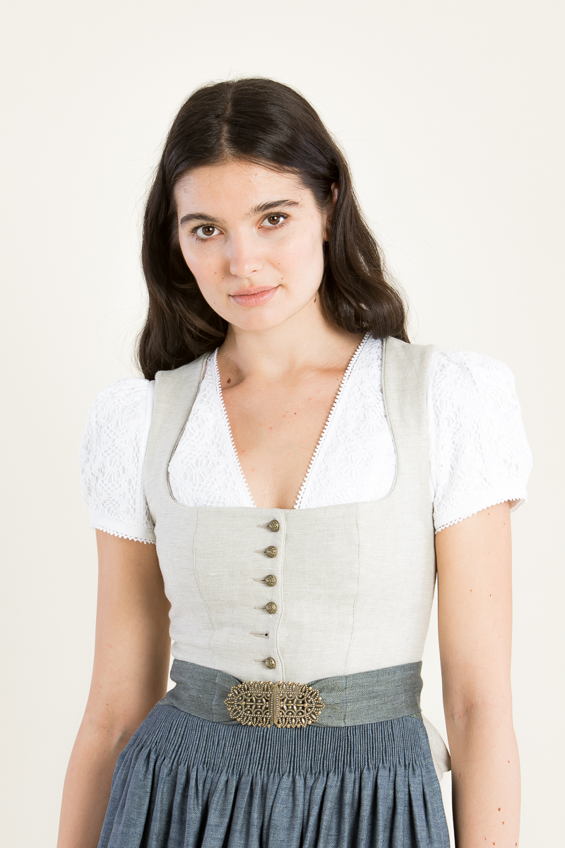 Dirndlbluse Liesbeth A004280 100 reinweiß