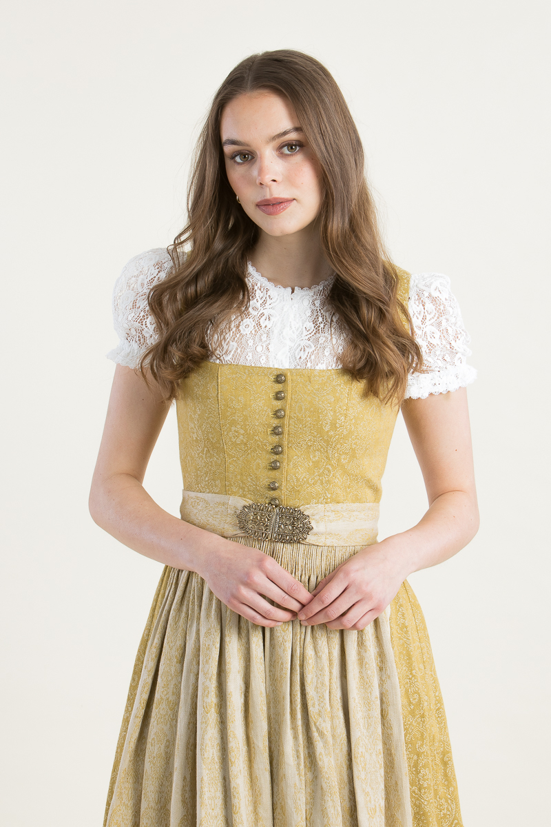 Dirndlbluse mit Puffarm Viktoria A004540-125 eierschale