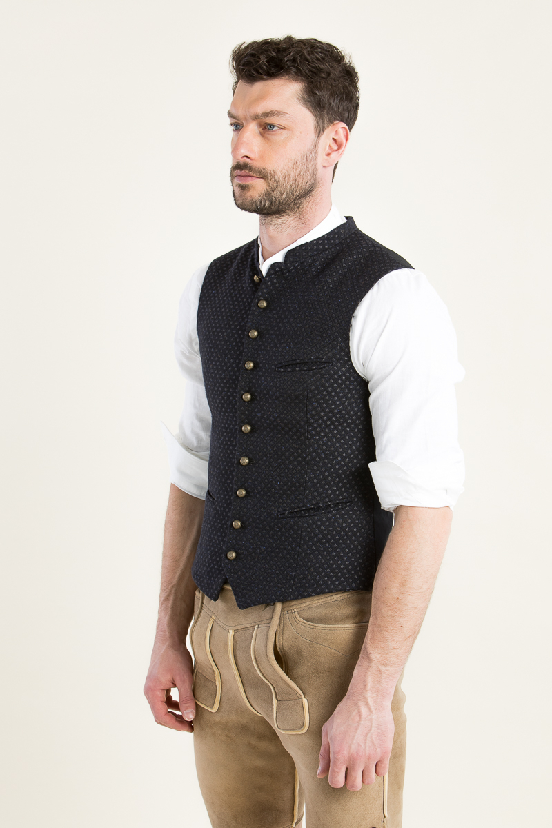 Trachtenweste A004728-605 schwarzblau
