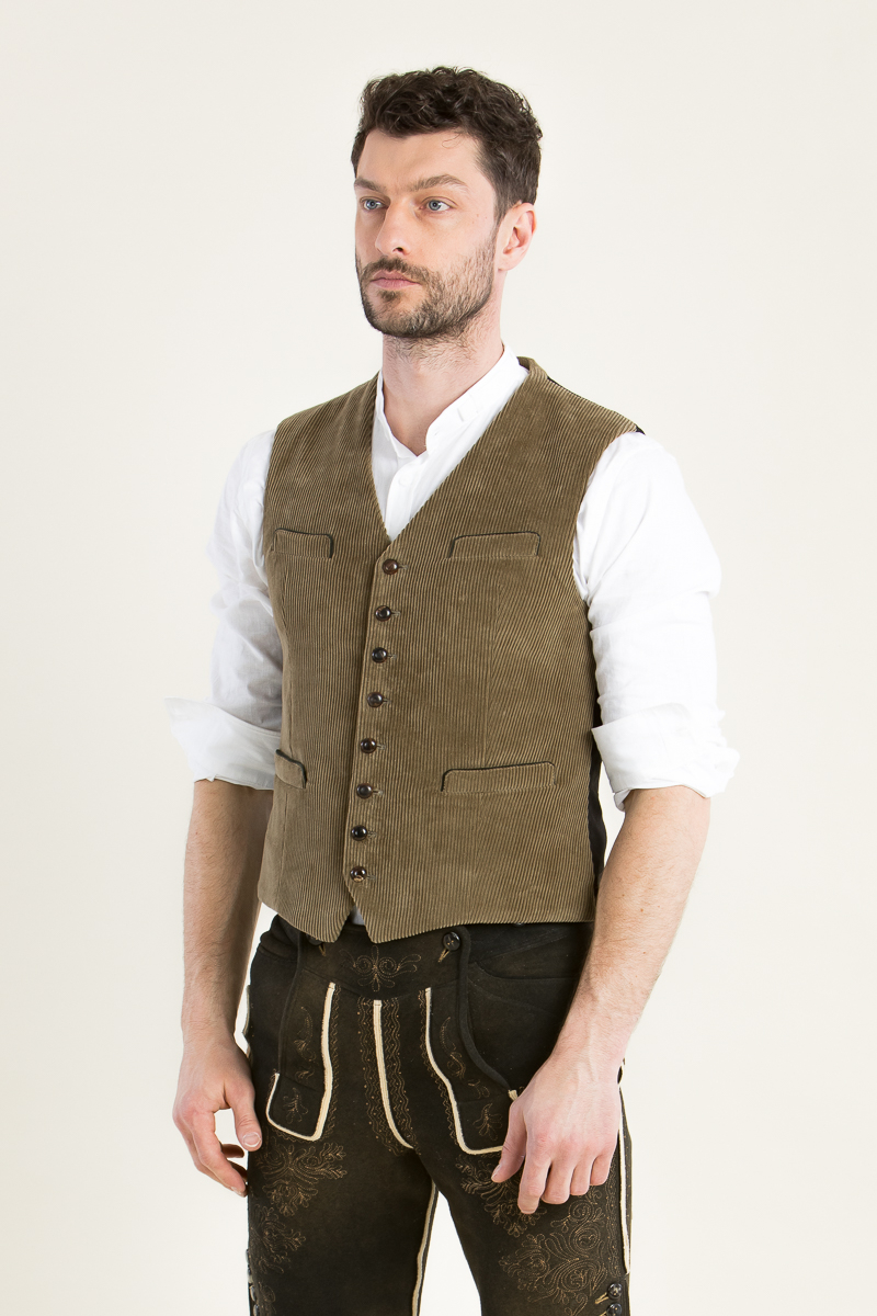 Trachtenweste Elias A004605-815 nougat