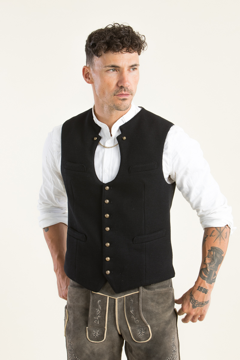 Trachtenweste Ignaz A004052-605 schwarzblau