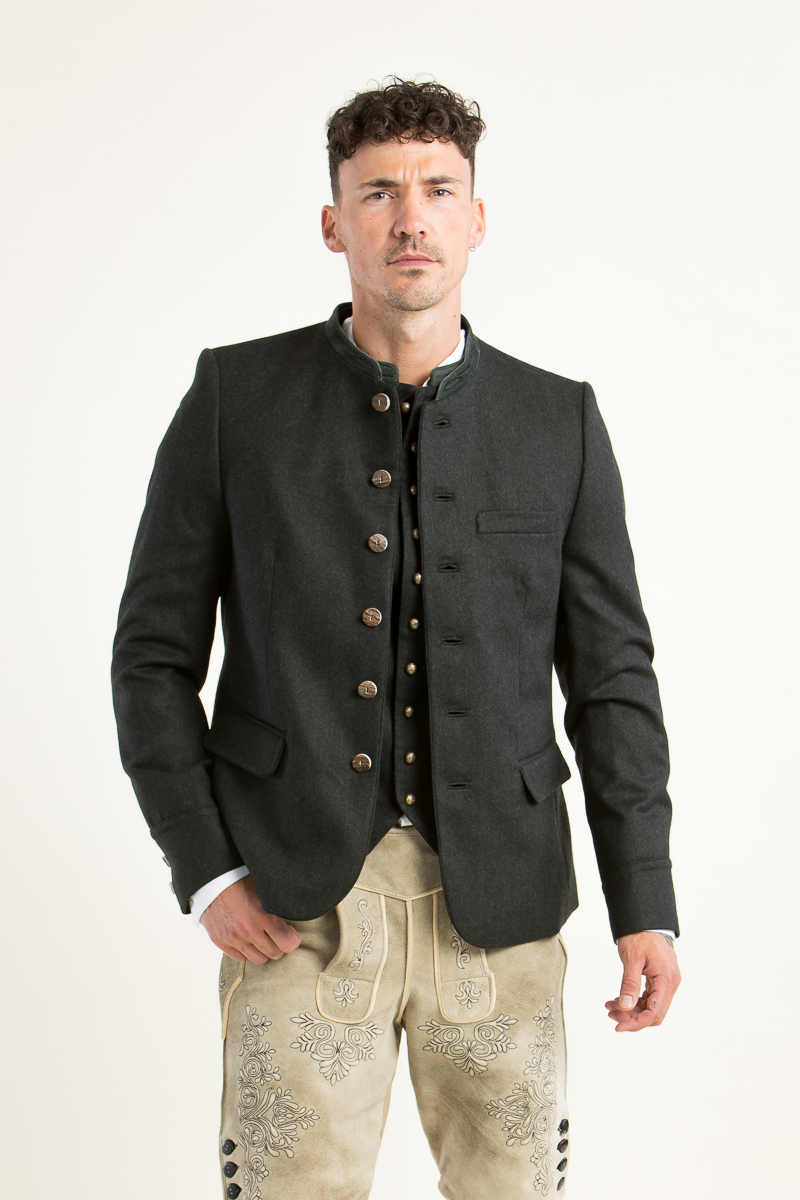 Trachtenjanker Helmut A003971-725 flaschengrün