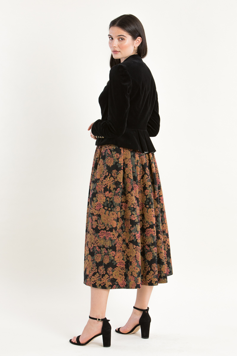 Samtjanker Barbara A003547-999 schwarz