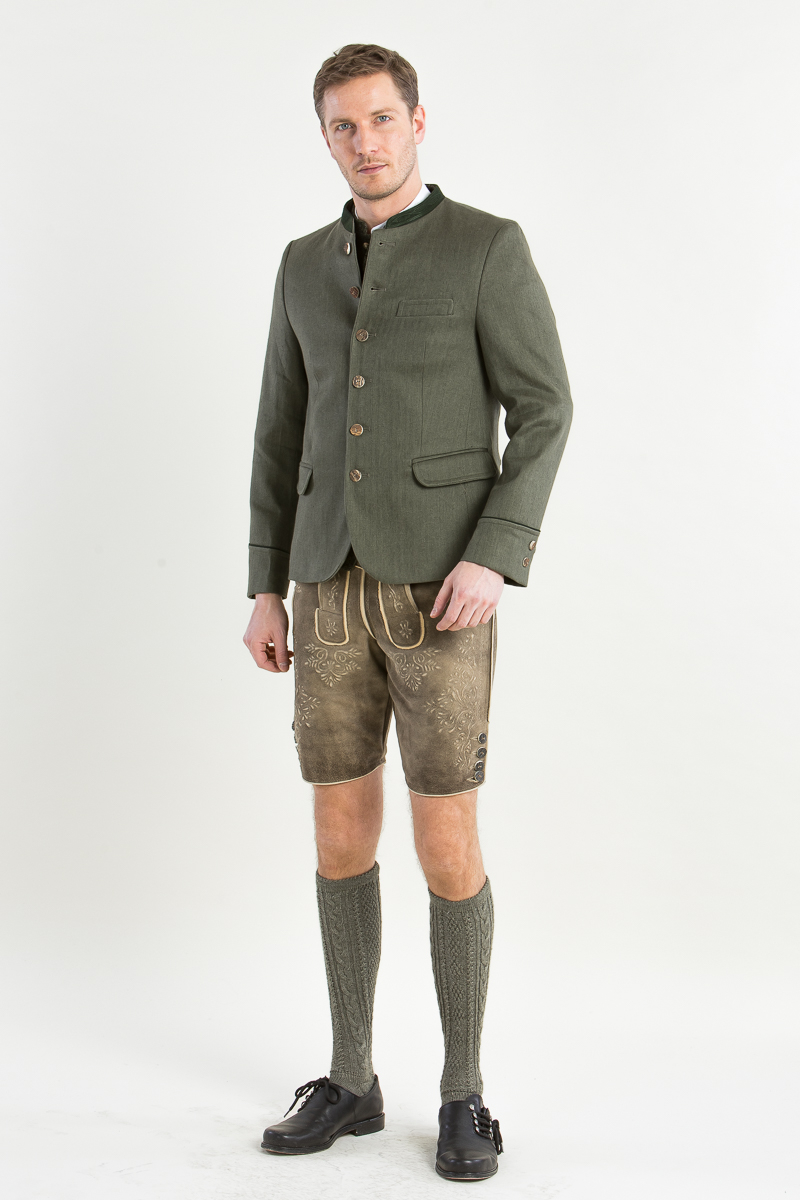 Herren Trachtenjanker Helmut A004862-735 bronzegrün
