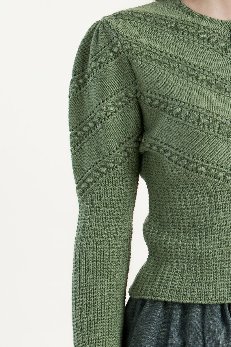 Strickjanker Ophelia A004804-789 matcha