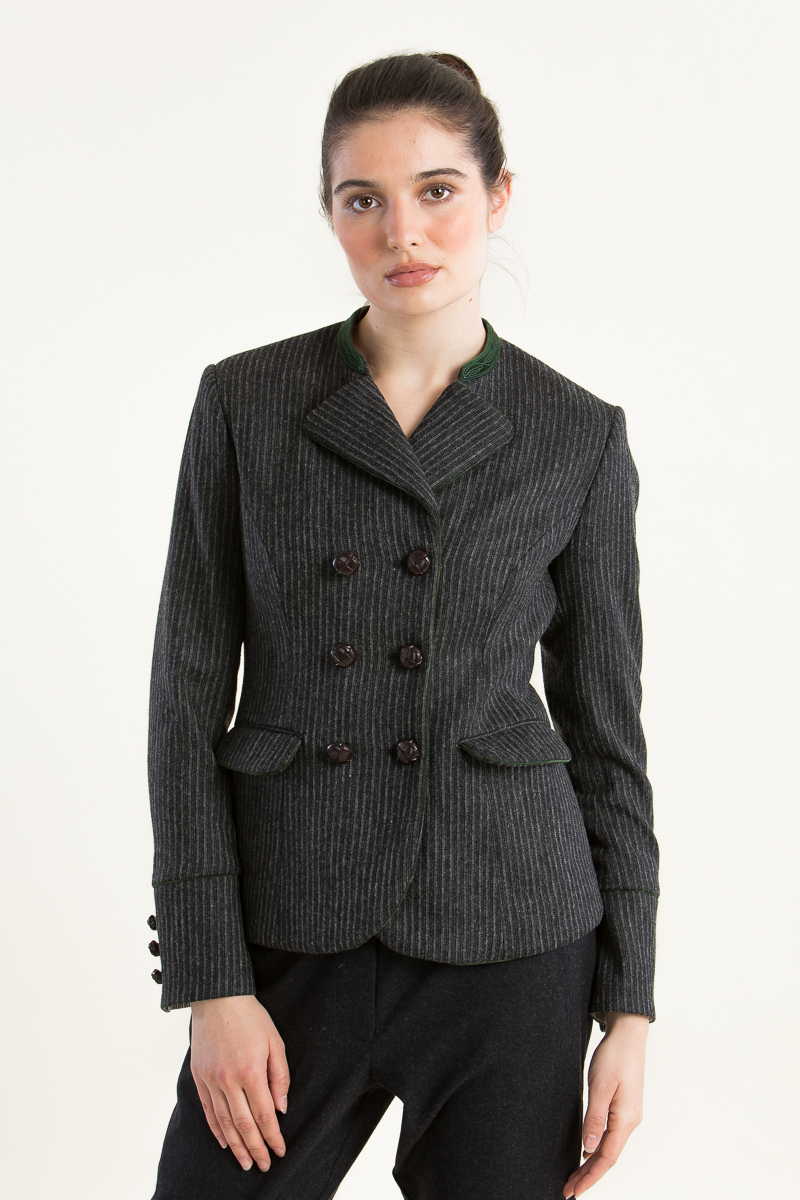 Trachtenjanker Wally A004294-960 anthrazit