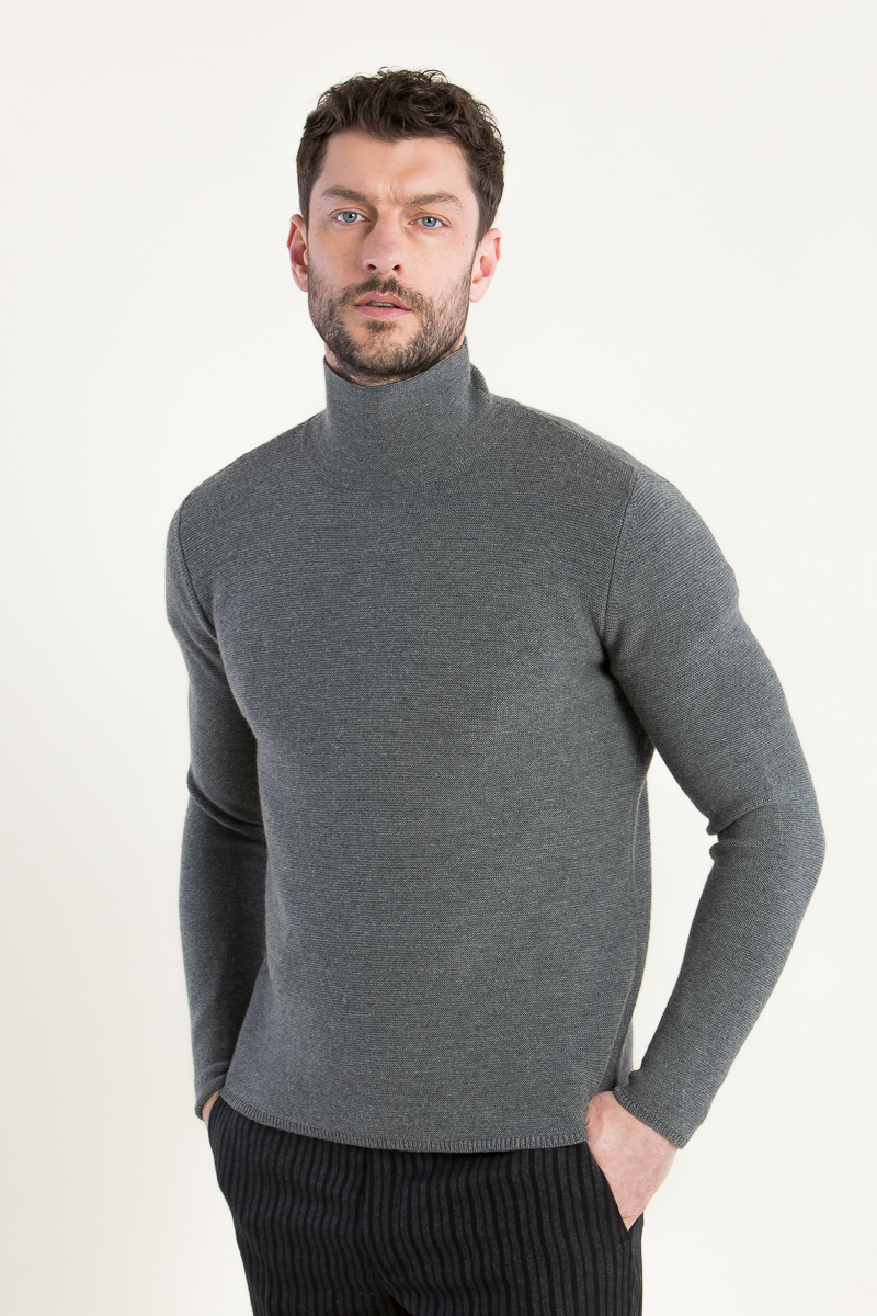 Strick-Rolli Conrad H000063-950 zinngrau