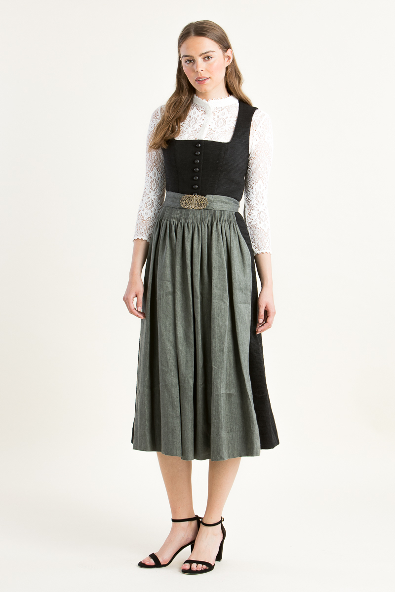 Trachtenschürze A004038 797 kapergrün
