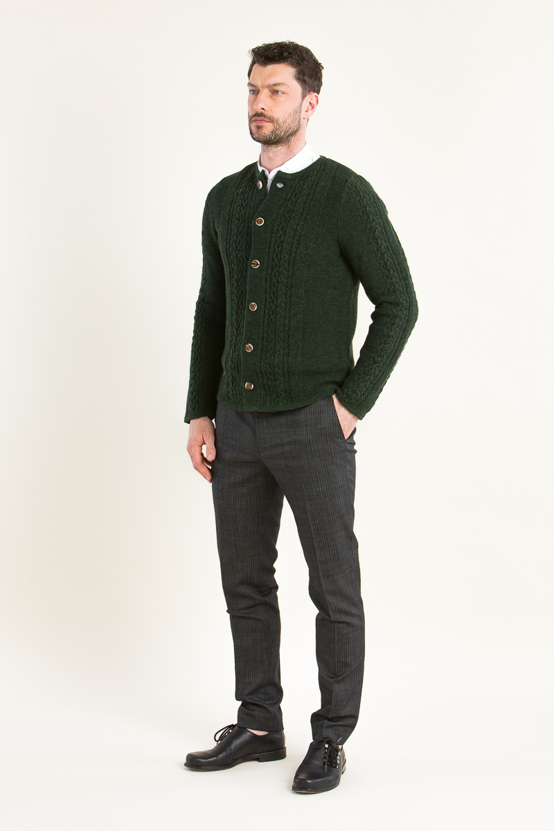 Strickjanker j-121 grün