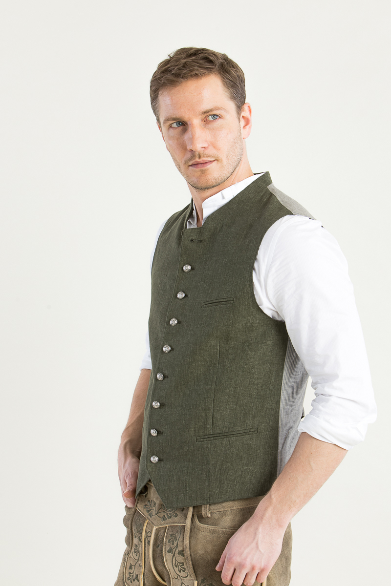 Trachtenweste Aurach 25100-025 grün