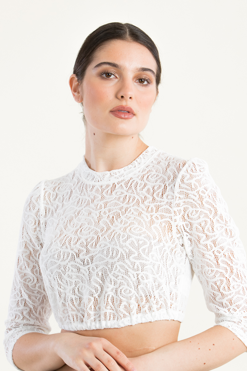 Dirndlbluse Alina 2941-02 ecru