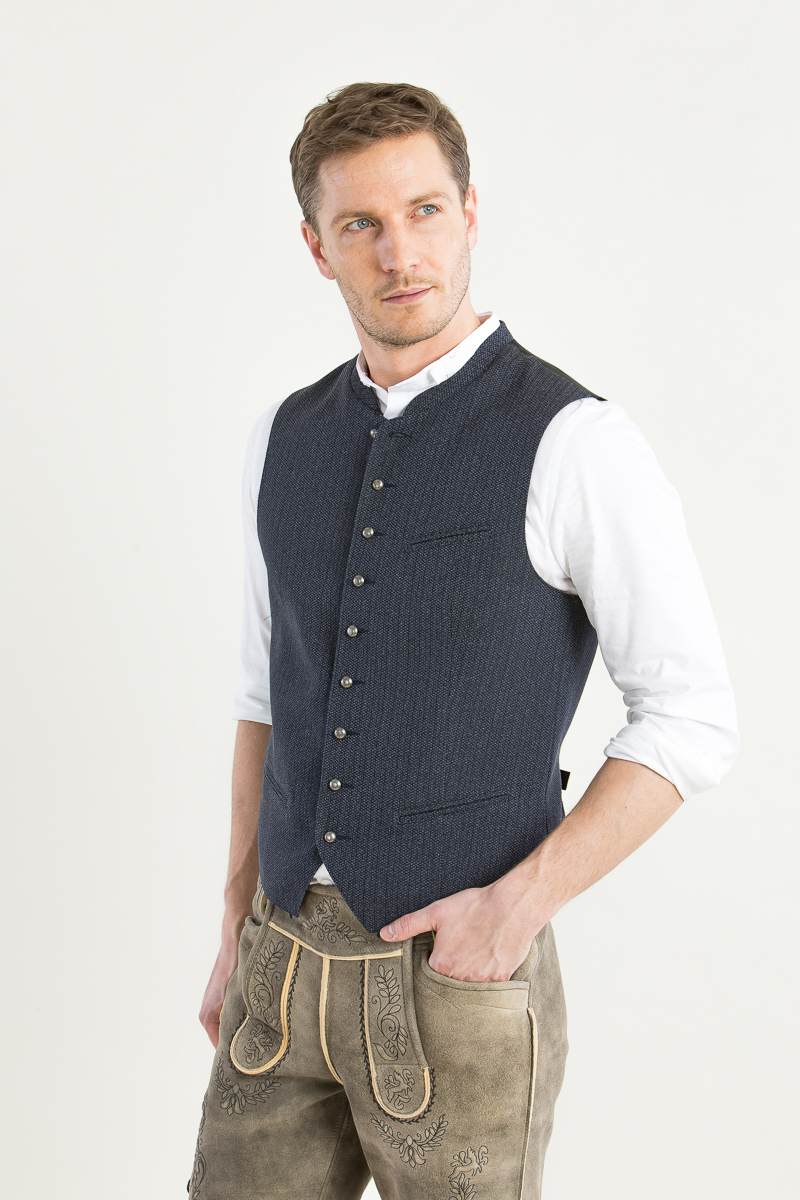 Trachtenweste Roman 8314 marine