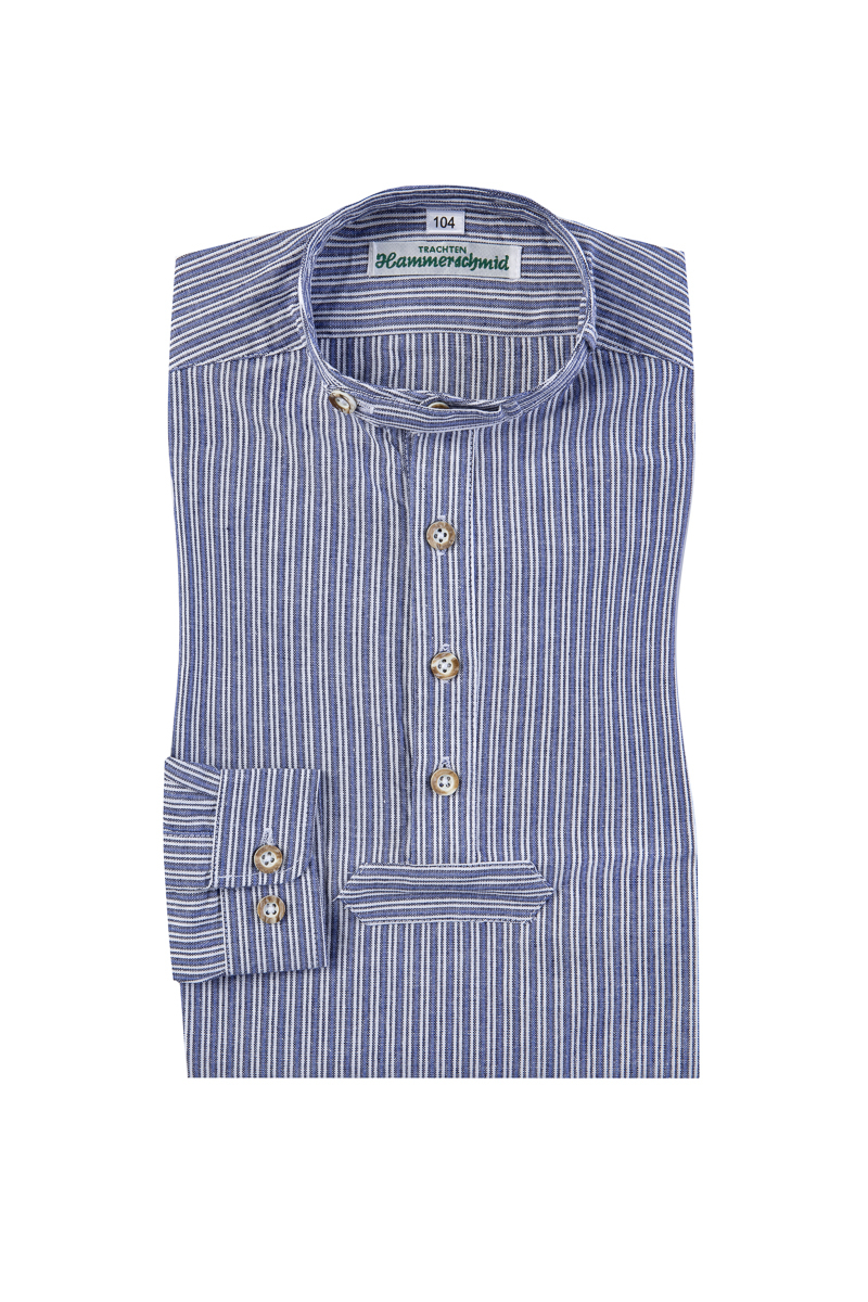 Kinder Pfoadhemd 1920-49 blau