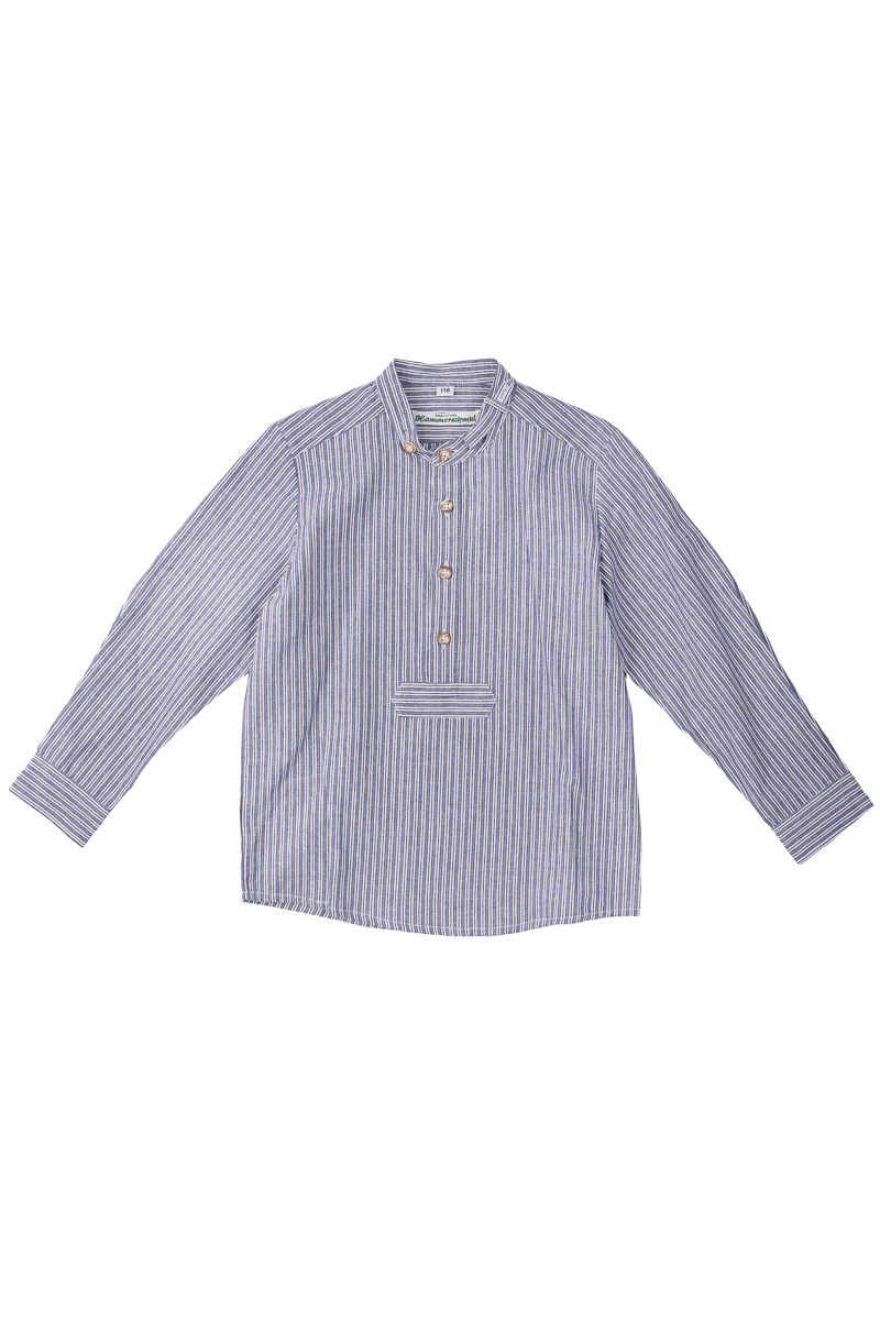 Kinder Pfoadhemd 1920-49 blau
